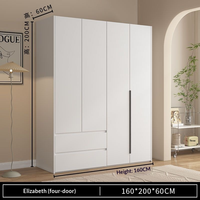 Fabricant de placards et armoires de chambre sur mesure de haute qualité, panneaux en mélamine, acrylique, PET, logo personnalisé, dessin personnalisé, meubles de rangement pour la maison