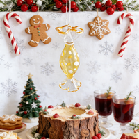 Glass Candy Ornament Lieferant-Handmade Xmas Tree Decor, Bulk Weihnachts feier Geschenke, Sourcing Holiday Tabletop Decor