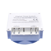Minuteur programmable numérique électronique LCD alimenté par batterie Roarkit CN101A 220V 50Hz, relais 16A, usage industriel