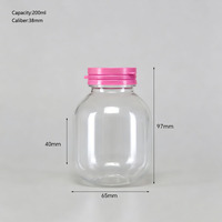 Bouteilles en plastique PET colorées de qualité supérieure, vides, pour médicaments, capsules, bonbons, emballage