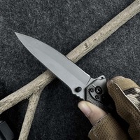 Couteau de poche pliable multifonctionnel en acier inoxydable avec poignée en plastique pour le camping en plein air Support OEM personnalisé