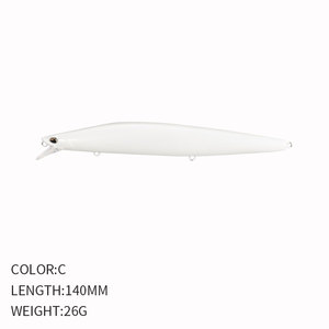 Esca da Pesca Top Sinking Minnow 140S 140mm 26g per Acqua Salata Black Bass Luccio Hard Bait da Lancio Lungo con Pesi in Tungsteno Pesca - Product Image 4