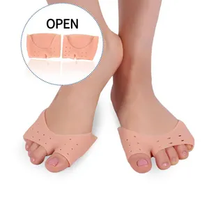 Penutup depan silikon untuk pria dan wanita, Pelindung jari kaki perlindungan ujung runcing balet dan Sol dalam aksesori Olahraga & kenyamanan