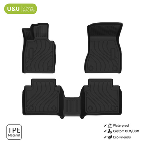 แผ่นรองพื้นรถยนต์ TPE แบบ 3 มิติ กันน้ำ กันลื่น ไร้กลิ่น เป็นมิตรกับสิ่งแวดล้อม สำหรับ <span class=keywords><strong>BMW</strong></span> <span class=keywords><strong>IX</strong></span> ปี 2022-2026 - Product Image 1