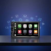 Autoradio universel 7 pouces avec Carplay sans fil, lecteur MP5, écran tactile IPS, lecteur MP5 pour voiture avec AUX TF