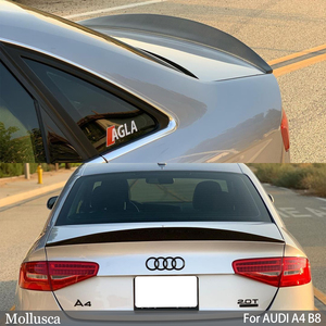 Aileron de coffre arrière en fibre de carbone véritable style B8 2008-2011 - Product Image 6