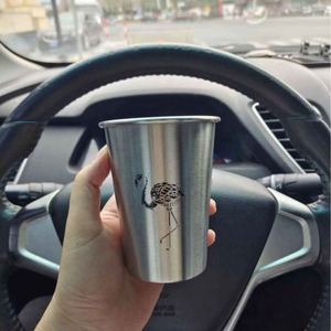 350Ml Stainless Steel Beer <b>Mug</b> With Modern Design and Vacuum Insulation - Product Image 3
