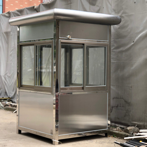 TOPPRE professionale fabbrica prefabbricata scatola di sentinella leggera struttura in acciaio costruzione pannello Sandwich prefabbricata chiosco chiosco di guardia stand