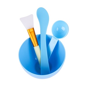 Juego <span class=keywords><strong>de</strong></span> herramientas <span class=keywords><strong>de</strong></span> plástico para mascarillas, utensilios <span class=keywords><strong>de</strong></span> maquillaje <span class=keywords><strong>de</strong></span> belleza coloridos, caseros, color negro - Product Image 2