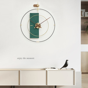 Reloj de Pared Nórdico de Lujo, Rectangular, de Cuarzo, Extra Grande, Decorativo para Sala de Estar, Funciona con Batería - Product Image 4