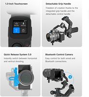 FeiyuTech SCORP Mini 3 Pro Kit – Stabilisateur de caméra professionnel avec mode vertical instantané, compatible ROHS CE FCC, IA intégrée – Tendance actuelle