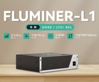 Stocks Silent Miner Fluminer L1 PRO 6Gh/s 1400W Mine Crypto Lite Coin Doge Coin Belcoin Home Miner Scrypt Litecoin Mining