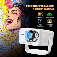 Proyektor Portabel Topleo Movie Full HD Hy350 Max Android 14 1080p Portabel 8K Cinema Mini Video Projector
