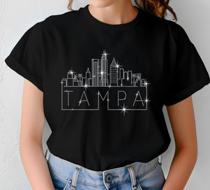 Dongguan Topaz Factory Meilleure vente T-<span class=keywords><strong>shirt</strong></span> de transfert de <span class=keywords><strong>strass</strong></span> de qualité supérieure avec impression personnalisée Style décontracté <span class=keywords><strong>Strass</strong></span> Diamants - Product Image 5