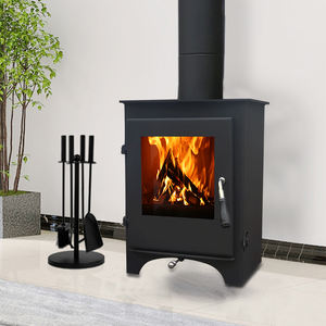 Chimenea moderna <span class=keywords><strong>de</strong></span> leña Calefacción Puerta <span class=keywords><strong>de</strong></span> vidrio Vista Estufa <span class=keywords><strong>de</strong></span> fuego Estufas <span class=keywords><strong>de</strong></span> leña usadas en interiores - Product Image 6