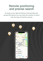 Traceur Airtag pour Animaux, Enfants et Clés (iOS Uniquement) | Sans Frais Mensuels | Aucune Recharge Requise | Traceur Bluetooth Étanche