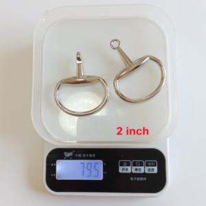 免费雕刻标志2英寸5厘米宽马术松紧带骑马可定制位配件Snaffle位扣 - Product Image 6