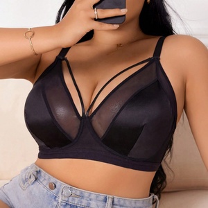 Soutien-gorge tricoté à armatures 3/4 pour femme, ajustable, <span class=keywords><strong>grande</strong></span> <span class=keywords><strong>taille</strong></span>, qualité supérieure, vente en gros, usage quotidien - Product Image 2