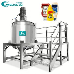 Mélangeur Agitateur à Cisaillement Élevé 500L 1000L pour Savon Liquide, Détergent, Crème Visage, Lait Corporel, Gel Capillaire, Crème <span class=keywords><strong>BB</strong></span>, Shampoing - Product Image 1