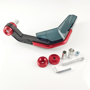 Protectores de Manillar para Motocicleta Qiangye, en Negro, Rojo, Dorado, Azul, Naranja, Verde Titanio y Plateado, Accesorios de Protección Contra el Viento - Product Image 2