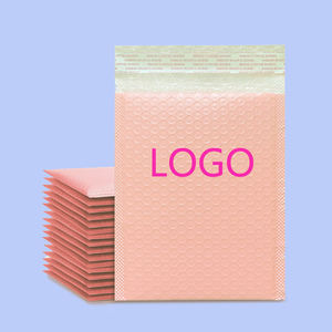 Nude Pink Eco-Friendly Biodegradable Bubble Mailer Bag 35x43+5CM Thick Cosmetics Jewelry CD Envelope Customized Logo - Product Image 1