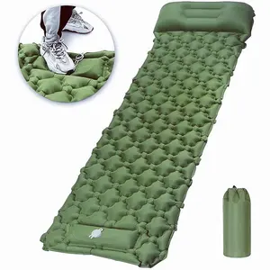 Lightweight Portable Sleeping Mat Outdoor Custom Logo Camping Inflatable Camping Sleeping Pad Sleeping Mat Air Mattress