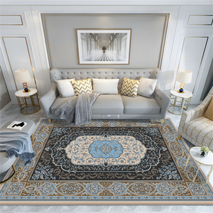 Tapis de prière musulman 3D de luxe, fabriqué à la machine, écologique, antidérapant, sensation confortable pour les pieds, cadeau de l'Aïd - Product Image 3