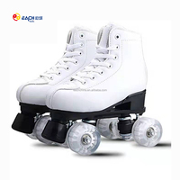 Nouvelles Chaussures de Patinage à Roulettes Quad Unisexe pour Intérieur et Extérieur, à Paillettes Clignotantes, 4 Roues, pour Femmes et Adultes