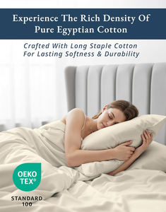 Ensemble <span class=keywords><strong>de</strong></span> draps en microfibre tissée 300 fils, taille Queen, naturellement respirant, durable, toutes saisons, ultra-doux, luxe hôtelier - Product Image 5