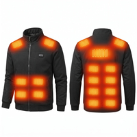 Chaqueta Térmica de Alta Calidad OEM/ODM para Hombre, Chaqueta de Invierno con Calefacción Extraíble y Personalizable, Chaqueta Soft Shell con Bolsillo Integrado para Pesca