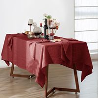 Nappe de table moderne en polyester tissé imprimée sur mesure de 6 pieds, tables pliantes standard, utilisation pour les événements, housse de protection, décoration de table