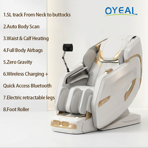 เก้าอี้สำนักงาน OYEAL Ultra Luxury AI Zero Gravity Air คุณภาพสูง พร้อมลูกกลิ้งนวดเท้า Sonic Wave Core - Product Image 2