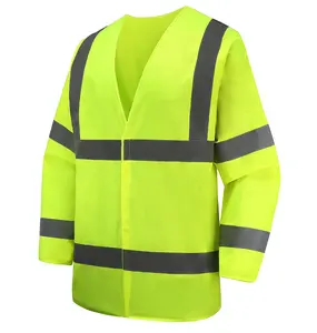 Reflective High-visibility Breathable Safety Raincoat for Site Construction and Environmental Sanitation and Safety