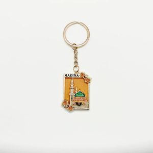 Cadeaux du Ramadan, style ethnique, petit porte-clés en forme de <span class=keywords><strong>maison</strong></span>, pendentif plaqué or, article de <span class=keywords><strong>d</strong></span>écoration, souvenir de voyage, vente directe des fabricants - Product Image 6
