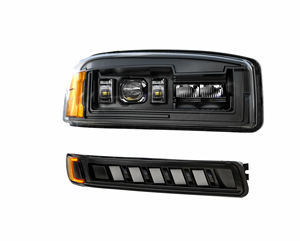 Conjunto de Faros Delanteros <span class=keywords><strong>LED</strong></span> para Yukon XL 1500 2500 1999-2006, para GMC Sierra 1500/1500HD/2500HD/3500 Classic 1999-2007, 2007 - Product Image 4