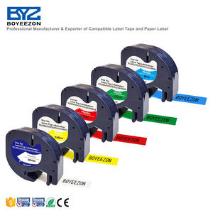 Boyeezon紙ラベルLT 10697 91200 91220 91320 91330 59421 DYMO LetraTag黒白12mm 4 <span class=keywords><strong>m</strong></span> - Product Image 2