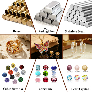 <span class=keywords><strong>Orecchini</strong></span> a perno in metallo impermeabili personalizzati Mosen, all'ingrosso, di lusso su misura, a cerchio pendenti con CZ e perle, set multipacco, fornitore - Product Image 4