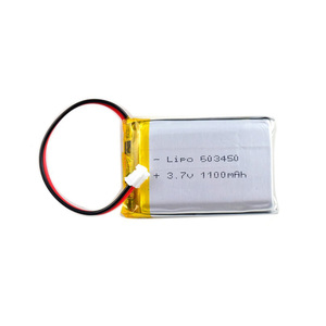 653450 <strong>3</strong>,7 V 1200 mAh LiPo battery for Bluetooth headset/keyboard - Product Image 1