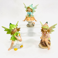 Vente en gros Figurines de fée en résine Ornements de maison et de bureau Statue de fée Décoration de jardin extérieur