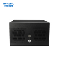 PC Industrial HW S330 Intel de 3.ª a 14.ª Generación I3/I5/I7/Pentium/Xeon, LAN Dual, 2 Puertos COM RS232/422/485, VGA, Software Personalizado, en Stock