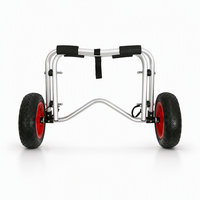 Remorque pour kayak en alliage d'aluminium, chariot pliable pour planche à pagaie en plastique rigide, sangle réglable en FRP, fabriqué en Chine