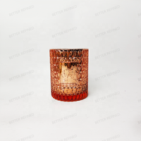 Venta al por Mayor de Frascos de Vidrio Cilíndricos de Lujo Personalizados para Velas de 17 oz con Tapas de Madera y Metal