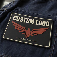 Écusson en PVC souple 3D gaufré multicolore, étanche, avec logo personnalisé, pour vêtements d'extérieur