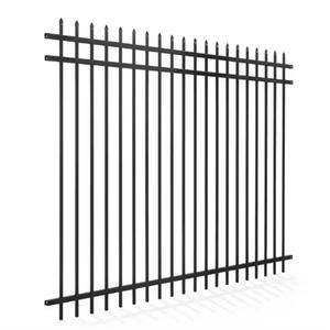 Clôture en fer forgé pour la maison, fabriquée en Chine, designs variés, décoration murale extérieure pour jardin, clôture en aluminium noir, clôture métallique - Product Image 2