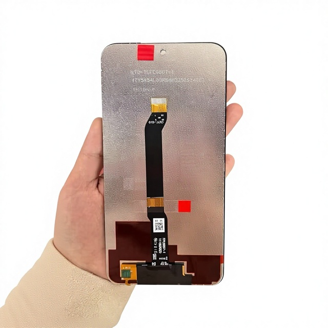 Redmi15 4G POCOM7/5G M7PLUS HD+ OLED Sapphire Hardness 6.6" Screen Replacement Original Mobile Phone Frame Repair Part 1 Year