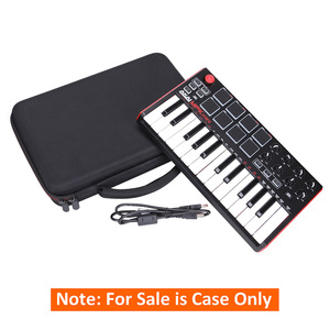 Étui de transport personnalisé en EVA compatible avec le contrôleur de clavier MIDI USB <span class=keywords><strong>Akai</strong></span> Professional MPK <span class=keywords><strong>Mini</strong></span> <span class=keywords><strong>MK3</strong></span>/MPK <span class=keywords><strong>Mini</strong></span> Play <span class=keywords><strong>MK3</strong></span> 25 touches - Product Image 4