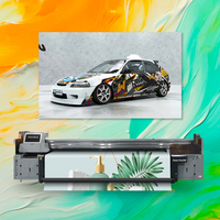 Impresora de Inyección de Tinta para Materiales Flexibles, Apta para Impresión Digital en Lona de PVC Híbrida UV de Gran Formato de 5.3m, con Cabezal de Impresión Konica