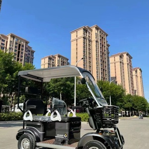 รถกอล์ฟไฟฟ้าคุณภาพสูง 800W 60V ระยะไกล พร้อมล้อขนาด 14 นิ้ว รถสามล้อไฟฟ้าสำหรับครอบครัว สกู๊ตเตอร์ไฟฟ้า 4 ล้อ - Product Image 6