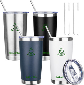 <span class=keywords><strong>Amazon</strong></span> tốt nhất bán đôi tường chân không flasks thép không gỉ chiến thuật Mug phích Tumbler cho Cà Phê Trà và đồ uống - Product Image 1