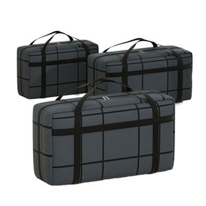 Bolsa de Almacenamiento Moderna para Sala de Estar, de Gran Capacidad, Super Resistente, de Tela Negra, a Prueba de Polvo y Humedad, con Cierre - Product Image 1